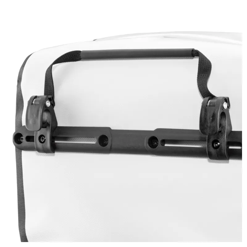 Ortlieb Back-Roller City 20L Pannier Bags - White/Black-3